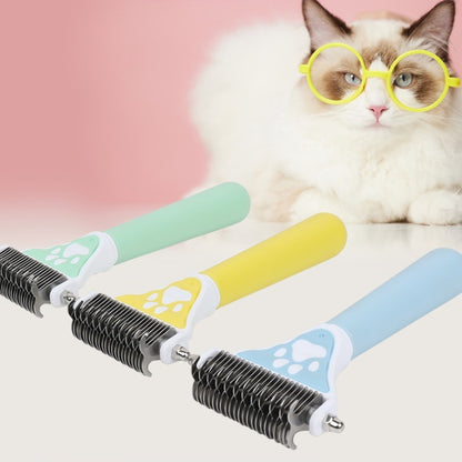 Professional Double-Sided Stainless Steel Pet Grooming Brush for Dogs & Cats | Dematting, Deshedding & Hair Removal Comb (Copy)