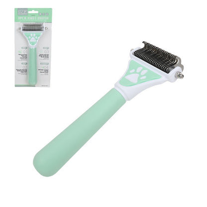 Professional Double-Sided Stainless Steel Pet Grooming Brush for Dogs & Cats | Dematting, Deshedding & Hair Removal Comb (Copy)